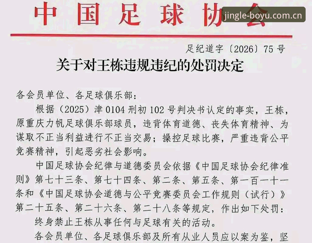 中国足协第三批禁足名单完整解读指南：从博鱼体育平台视角看懂行业整顿风暴